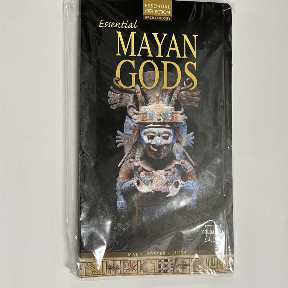 Essential Mayan Gods Foldables Map Poster Guide New Sealed